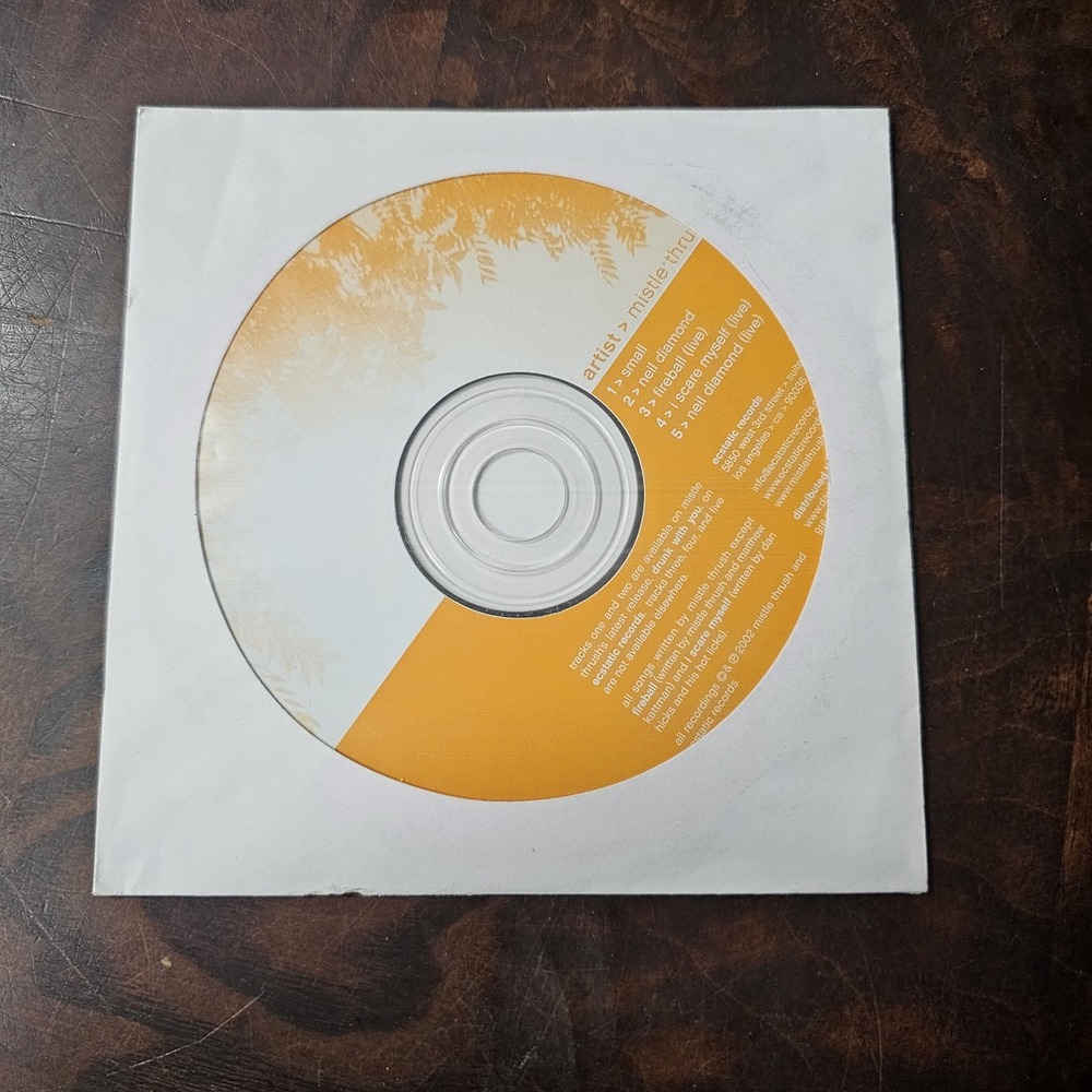 Mistle Thrush – Artist   Mistle Thrush [2002 Promotional CD]‎